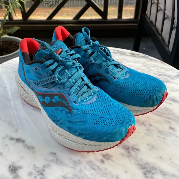 Saucony Endorphin Shift 2 Men’s Running Shoes | Blue/Red | Size 9.5 - Picture 3 of 14